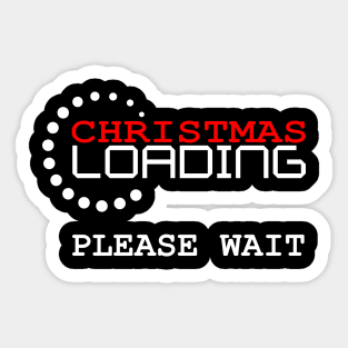 Christmas Loading Funny Men Women Xmas Gift Idea Sticker